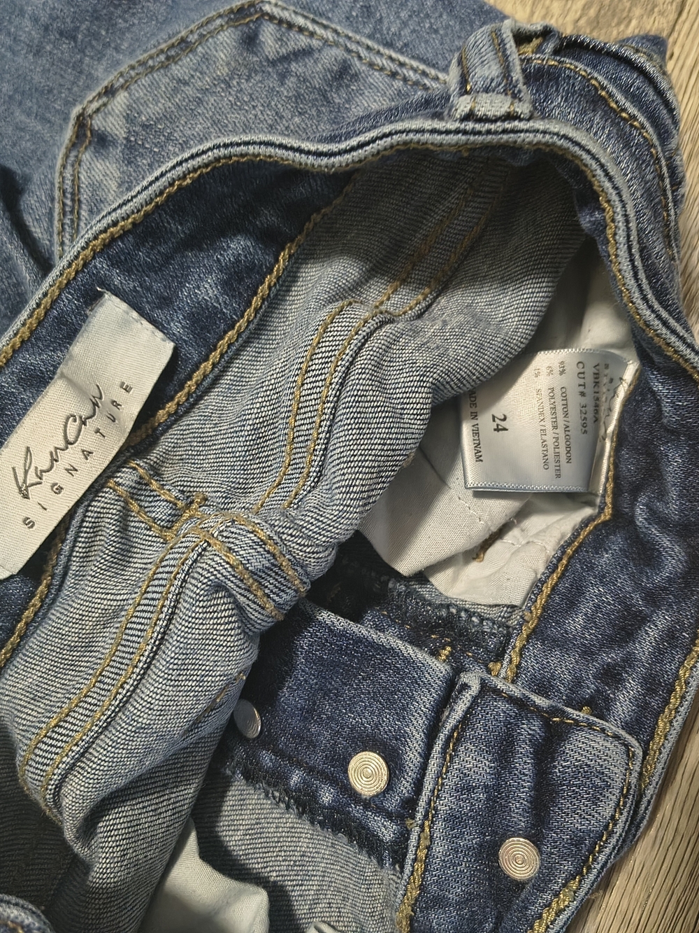 Kancan Signature Denim Jeans - Light Blue